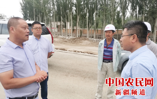 莎车县头号市政工程——上海援建乡村公路项目建设有序推进