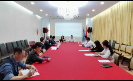粮代处举办工作人员英文学习报告会